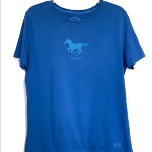 Life Is Good Horse T-Shirt